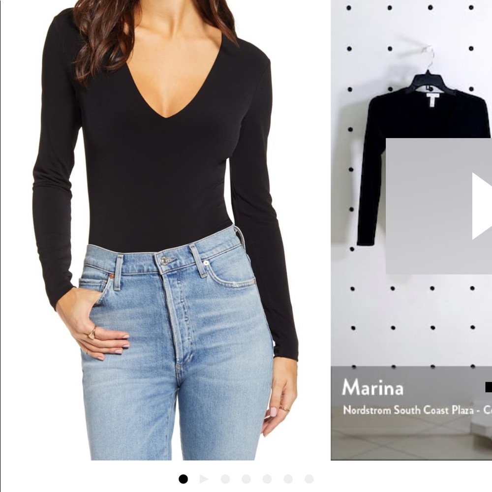 Leith Deep V Bodysuit